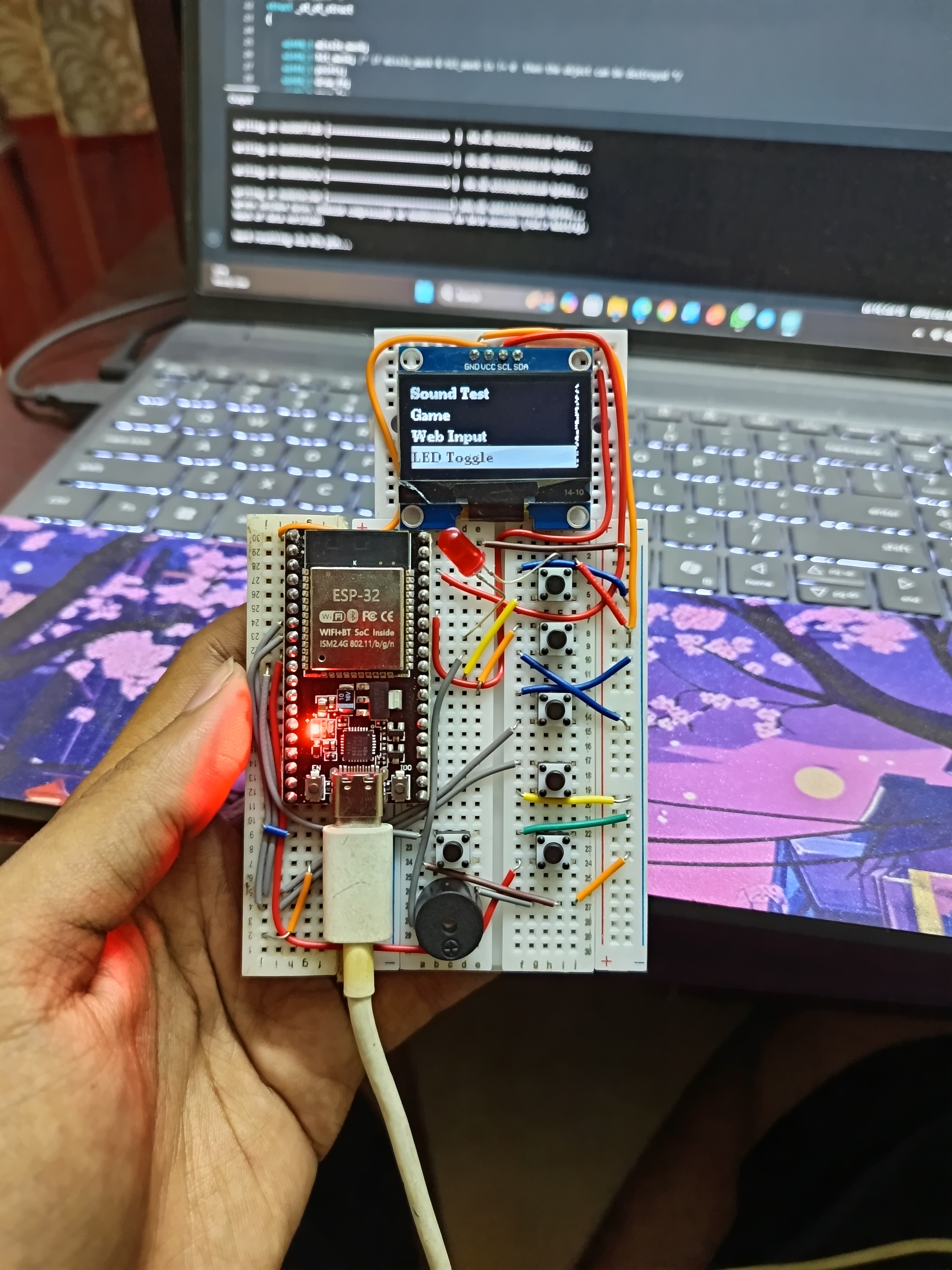 OLED Menu System