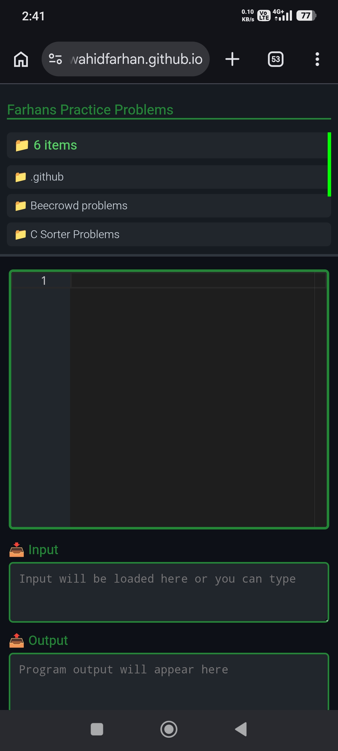 C Code Runner with Monaco Editor